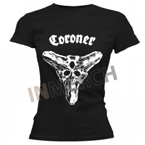 Женская футболка Coroner